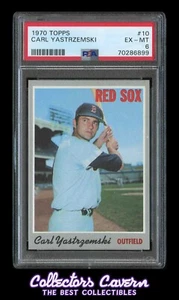 1970 Topps #10 Carl Yastrzemski PSA 6 (EX-MT) - Bild 1 von 2