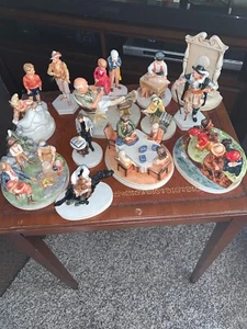 Statues SEBASTIAN FIGURINES Fish Horse Lincoln SIGNED COLLECTIBLES Cottagecore - Picture 1 of 12