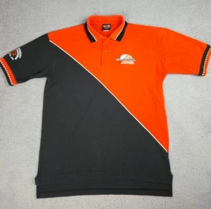 Harley Davidson Poloshirt Herren L schreiender Adler Performance Teile Augusta - Bild 1 von 12