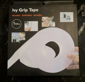 Double-Sided Magic Grip Invisible Reusable Gel Tape 16.5' / 2mm thick /20mm wide - Picture 1 of 2