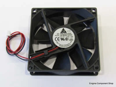 High Speed 12V 92mm Fan (2 Wire). AFB0912H/AFB0912VH. UK Seller - Fast Dispatch - Image 1 of 2