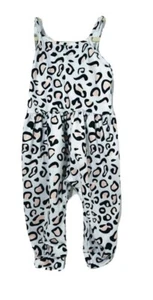 Jumpsuit Summer Romper Toddler Girls Infant Printed with Pockets: 1-2 years old - Picture 1 of 4