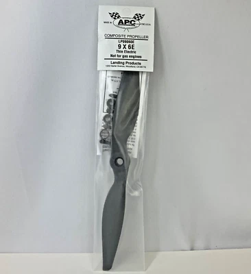 APC 9 x 6E Composite Propeller Thin Electric LP09060E RC Plane Aircraft SEALED - Image 1 of 4