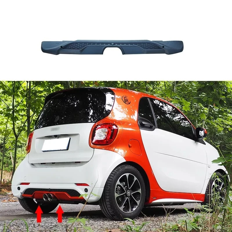 Подходит для Smart Fortwo 453 2015-2019 сотовый диффузор для губ заднего бампера - Изображение 1 из 4