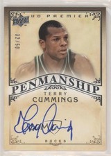 2008-09 UD Premier Premier Penmanship /50 Terry Cummings #PEN-TC Auto