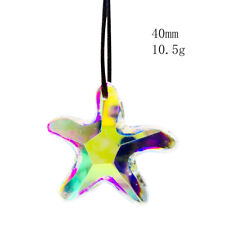 Aurora AB Feng Shui Starfish Crystal Chandelier Pendant Suncatcher Prism Hanging