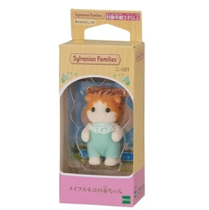 Calico Critters Maple Cat Baby Doll NI-101 EPOCH Japan Sylvanian Families - Picture 1 of 2