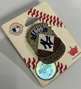 MLB 1999 New York Yankees World Series Champion Lapel Pin - New Still Sealed - Picture 1 of 6