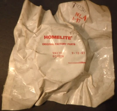 New Homelite 94230 Starter Screen ST-100 Genuine OEM Replacement Part - Image 1 of 3