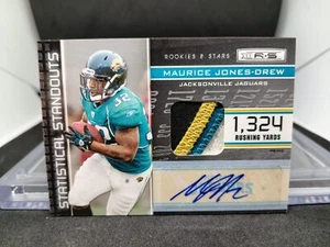2011 Rookies & Stars Maurice Jones-Drew Game Patch Auto 1/10 NFL Jaguars - Picture 1 of 3