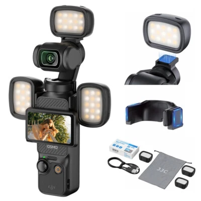 3-IN-1 Magnetic Fill Light for DJI Osmo Pocket 3 Accessories with Adapter Mount - Image 1 of 4