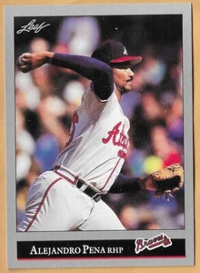 ALEJANDRO PENA ATLANTA BRAVES #489 no dot inc - LEAF NM-MT 1992 - Picture 1 of 2