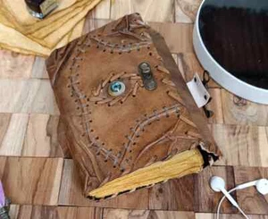 Handmade Spell Book Shadows Hocus Pocus Halloween Journal Diary For Unisex Adult - Picture 1 of 8