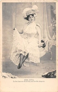 CPA CELEBRITE / MISS ETTA / ARTISTE DE CABARET / FEMME 1900 / ART NOUVEAU - Imagen 1 de 1