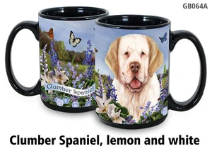 Garden Party Mug - Lemon and White Clumber Spaniel - Picture 1 of 1