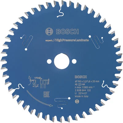 Bosch Professional Kreissägeblatt Expert for High Pressure Laminate, Ø 160mm - Bild 1 von 2