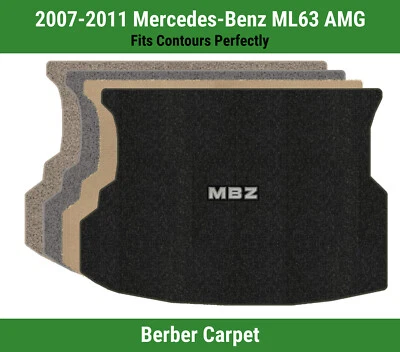 Alfombra de carga Lloyd Berber para Mercedes-Benz ML63 AMG del '07-11 con apliques MBZ Foto 1 de 4
