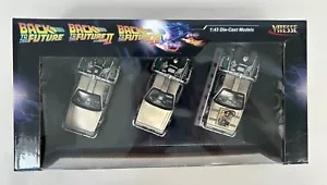 Vitesse De Lorean 1:43 Die Cast Back To The Future Movie Car Time Machine 1 2 3 - Picture 1 of 15
