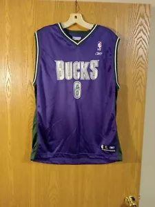 Andrew Bogut #6 Milwaukee Bucks Reebok Jersey Youth XL/Adult S EUC - Picture 1 of 4
