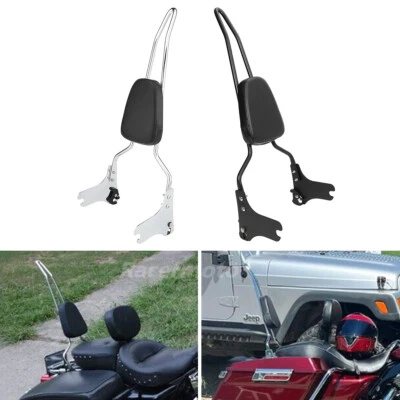 Detachable Sissy Bar Backrest For Harley Road King Street Electra Glide 1997-08 Foto 1 de 4
