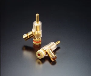 4x Furutech FP-202 (G) Cable de Altavoz Cable Chapado en Oro Banana Conector Enchufe  - Imagen 1 de 1