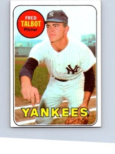 VINTAGE BASEBALL CARD TOPPS 1969 FRED TALBOT NEW YORK YANKEE NO559 - Picture 1 of 2