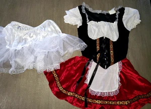CHARADES BEER GARDEN GIRL HALLOWEEN COSTUME DRESS PETTICOAT NEW MSRP 39.99 - Picture 1 of 2