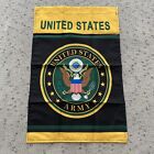US Army Garden Flag Double Sided Armed Forces Military Veteran  Yard Banner
