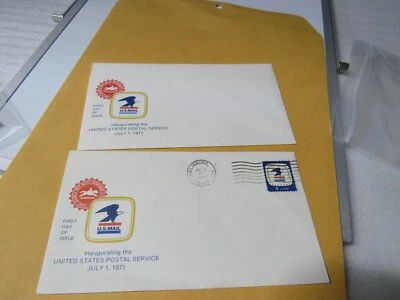 USPS First Day Cover July 1, 1971 - Salisbury NC - Inaugural Envelope 8¢ Stamp - Image 1 of 3