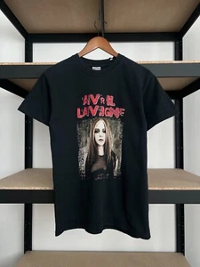 Camiseta Negra Vintage 2004 Avril Lavigne Bonez Tour Talla S - Imagen 1 de 18
