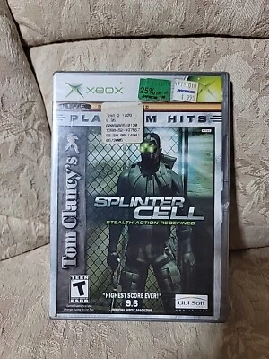 RARE! FACTORY SEALED! XBOX Splinter Cell Stealth Action Redefined - Image 1 of 4