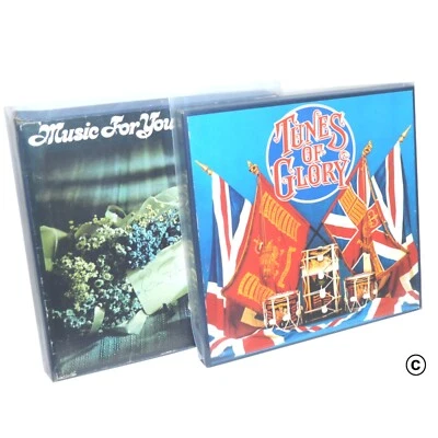 GAZZSRECORDS 20 15" Inch LP Vinyl Box Set Record Sleeves XL450 Gauge Plastic Outer Polythene