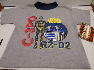 Camiseta Star Wars C3-PO R2-D2 niño pequeño talla 2T grat 110819AMT4 - Imagen 1 de 1