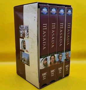 Masada Complete Miniseries Box Set 4 VHS 1981 Peter O'Toole - Picture 1 of 5