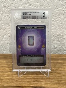 Sorcery Contested Realm Beta Amethyst Core Foil Unique BGS 9 Mint - Picture 1 of 2