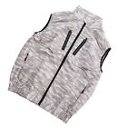 (White Camouflage)Air Conditioning Vest The Heat With Detachable USB Fan Air