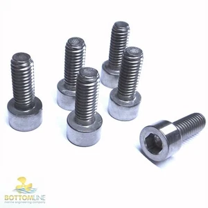 M6 x 16mm Titanium socket cap head allen screws - bolts (6) - Picture 1 of 1