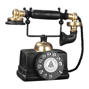 Retro Decorative Phone Model Telephone Wall Decor,Vintage Rotary Telephone Decor - Picture 1 of 12