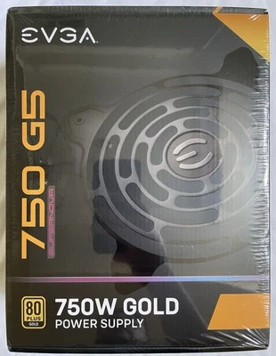 Brand New EVGA SuperNova 750 G5 80 Plus Gold 750W Fully Modular Power Supply PSU - Image 1 of 3