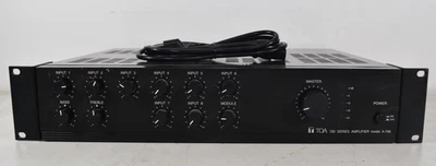 TOA A706 6 Channel Mixer Amplifier 700 Series Integrated Amplifier 60W - Image 1 of 4