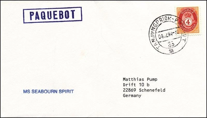 Paquebot Noruega crucero SEABOURN SPIRIT Tanjung Priok Yakarta Indonesia - Imagen 1 de 1