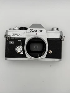 Canon FTb QL Silver 35mm Film SLR Camera Body EP Marked 569 - Picture 1 of 5