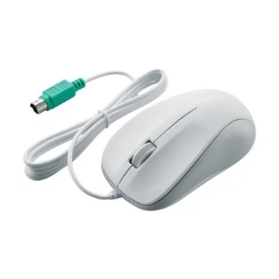 Optical mouse Elecom PS2 / 3 buttons / white / ROHS Directive compliance F/S NEW - Image 1 of 3