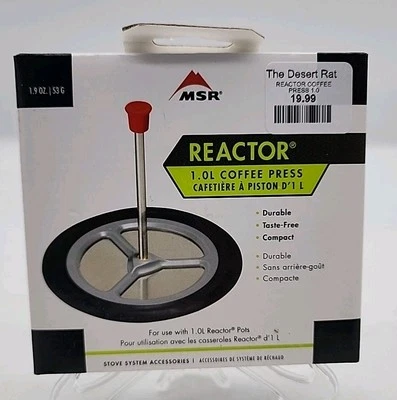 BRAND NEW - MSR Reactor 1.0 Camping Coffee Press Kit - Image 1 of 4