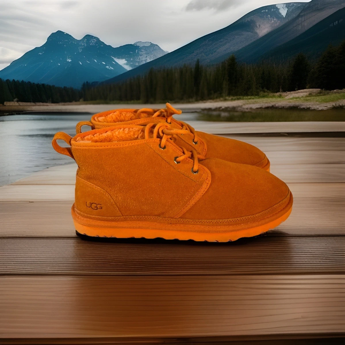 UGG Orange Lace Up Boots for Men for Sale | Shop New & Used Men's