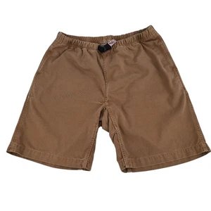 Gramicci Camp Shorts Mens Large Khaki Cotton Outdoor Hiking Climbing Belted - Picture 1 of 16