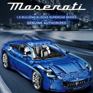 Maserati GranTurismo 1:8 Technic Supercar Building Blocks Set 5480pcs toys gift - Picture 1 of 10