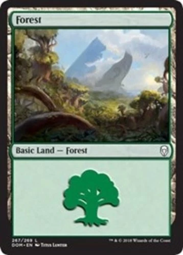 Forest (267) - Foil - Dominaria #267/269 MTG Magic The Gathering - Image 1 of 1