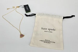 Kate Spade Take The Leap Mini Pendant Frog Necklace - Picture 1 of 10