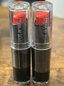 Wet N Wild Megalast Lipstick #970 Purty Persimmon Sealed Rare HTF 2 Pack - Picture 1 of 3